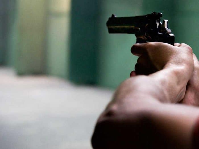 gun revolver fire firing