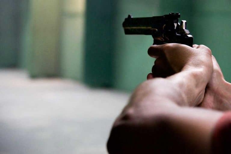 gun revolver fire firing